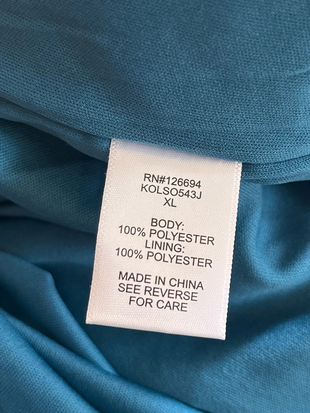 NWT LIVE TO BE SPOILED TURQUOISE FLORAL TEXTURED MINI DRESS | SIZE XL - Picture 10 of 10